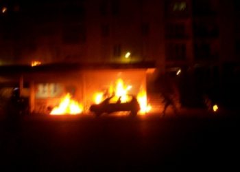 Apocu Gençlik’ten Polis Karakoluna Molotof