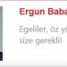 EGELİLER ÖZYÖNETİM ASIL SİZE GEREKLİ