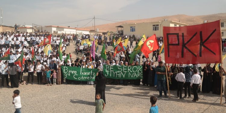Li Til Temir û Mexmûrê bi deh hezaran kes 9’ê Cotmehê şermezar kirin