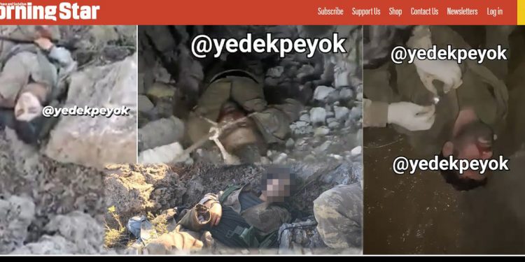 GERİLLA’YA KARŞI KİMYASAL KULLANAN TC İNGİLİZ BASININDA