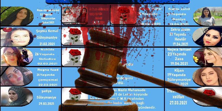 GÜNEY KÜRDİSTANDA YASALARIN ERKEĞİN LEHİNE İŞLEMESİ KADIN KATLİAMLARINA NEDEN OLUYOR
